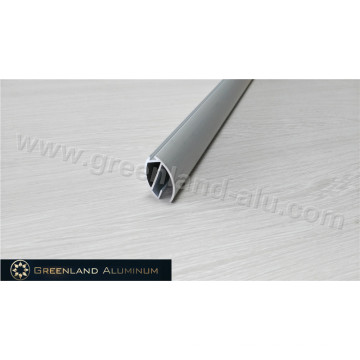 Alumínio Roller Blind Bottom Track com prata anodizada